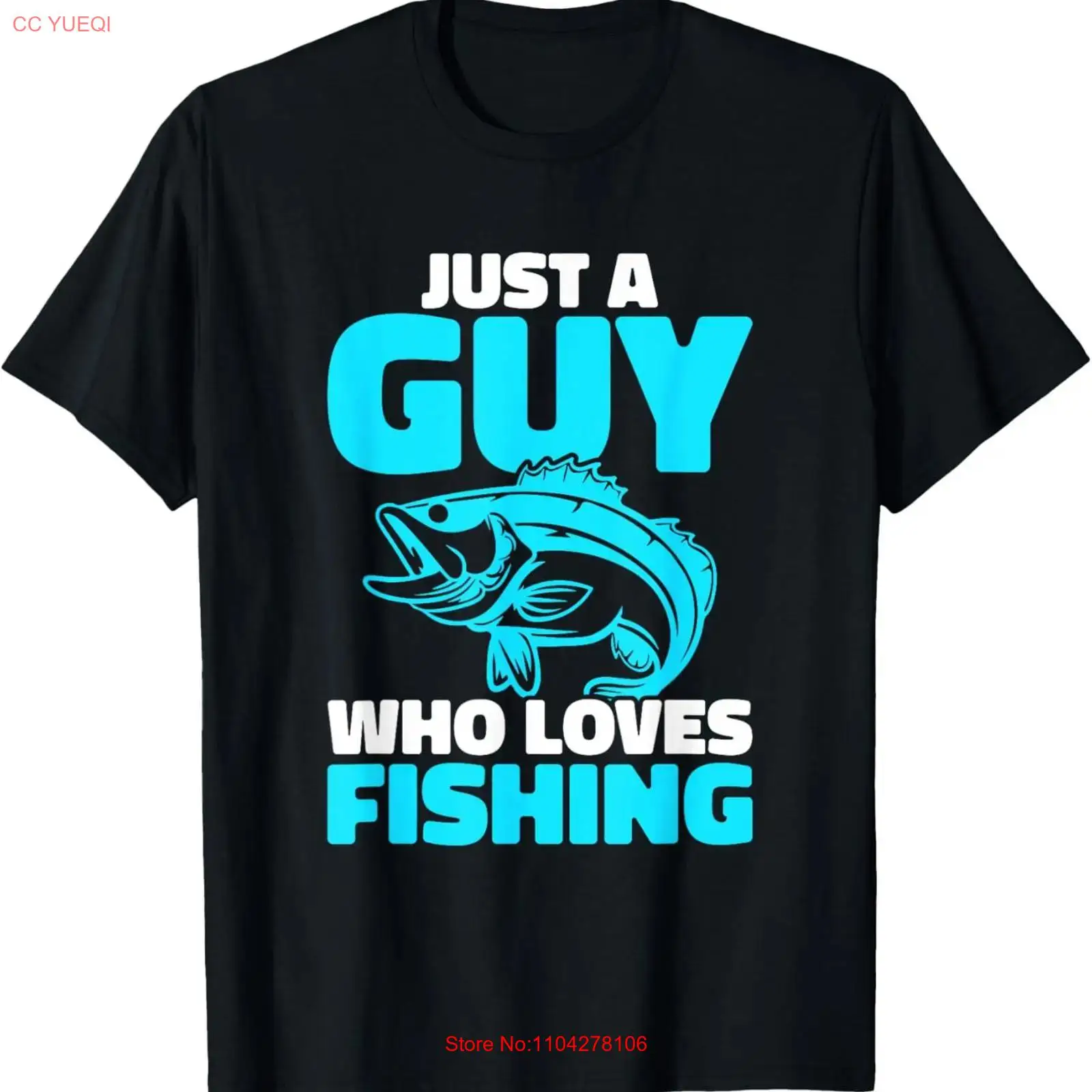 Vintage Fashion Quotes Short - Just a guy who loves fishing