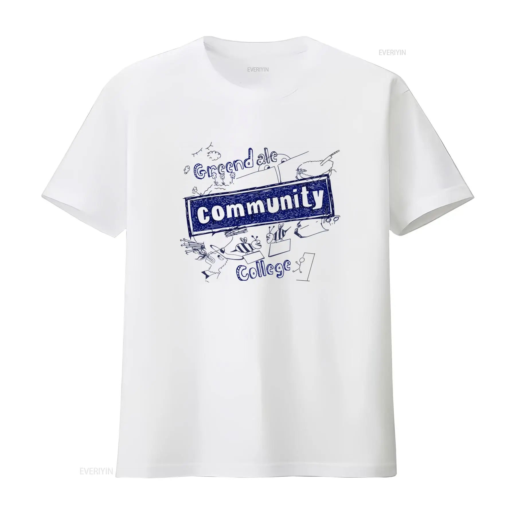 Vintage Fashion Community - Greendale Community College Print T Shirt