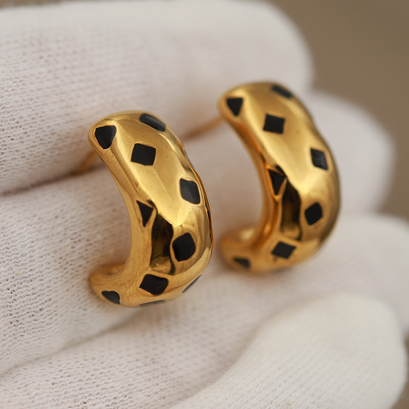 Vintage Fashion Jewelry Brands - Classic 316L Stainless Steel Metal Black