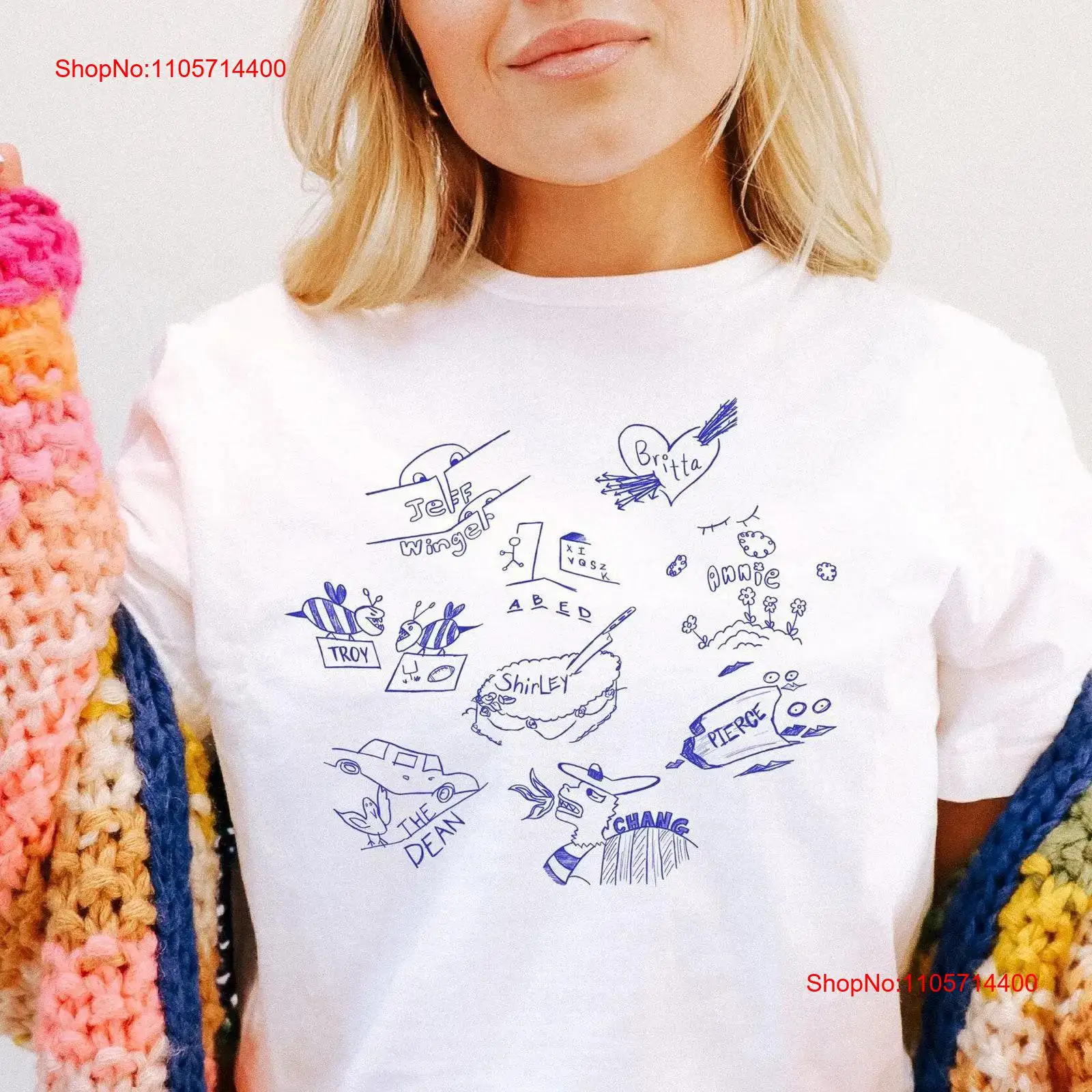 Vintage Fashion Community - Community TV Show Doodles T Shirt