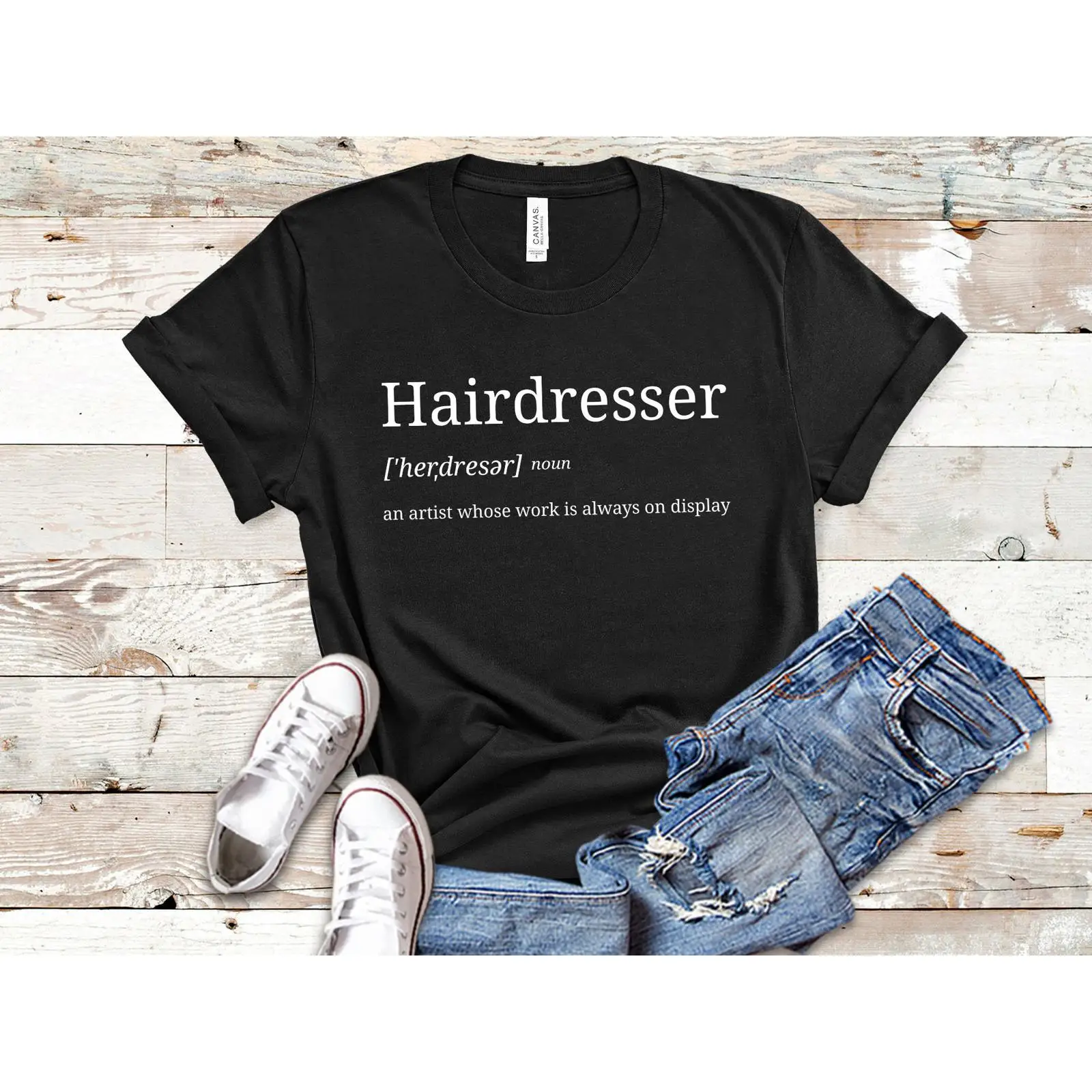 Vintage Fashion Quotes Short - Hairdresser T Shirt Hair Dresser HairstylisT