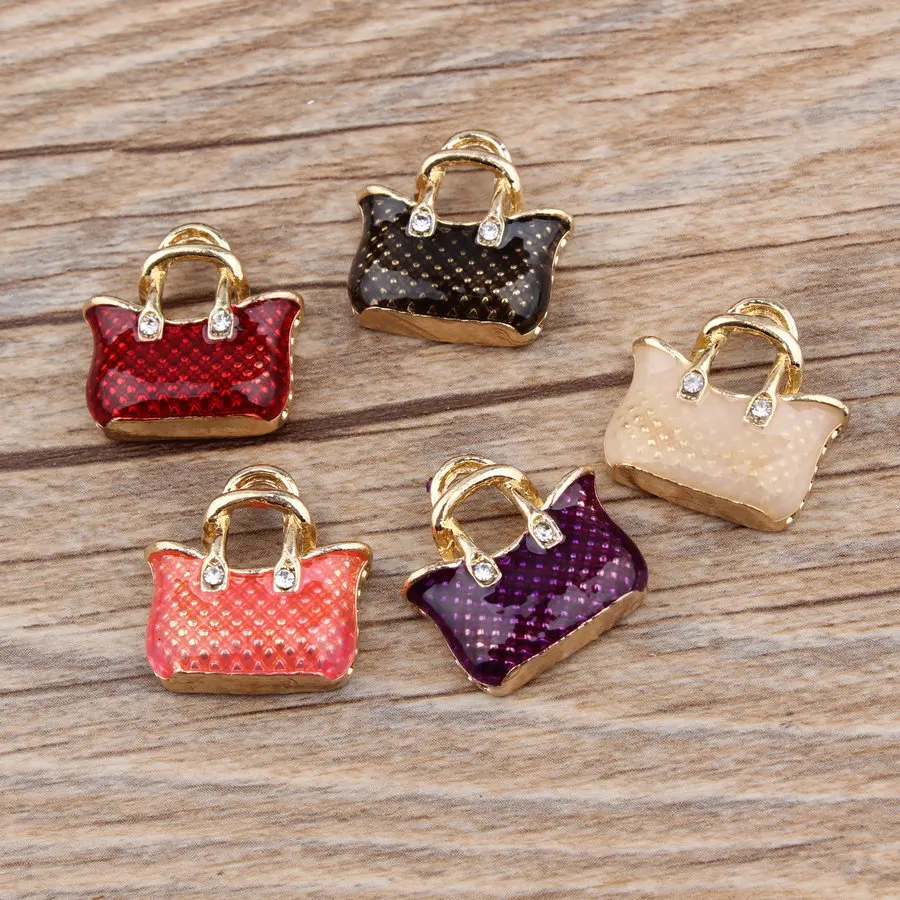 Vintage Fashion Wholesale - 10pcs DIY Metal Enamel Vintage Women's