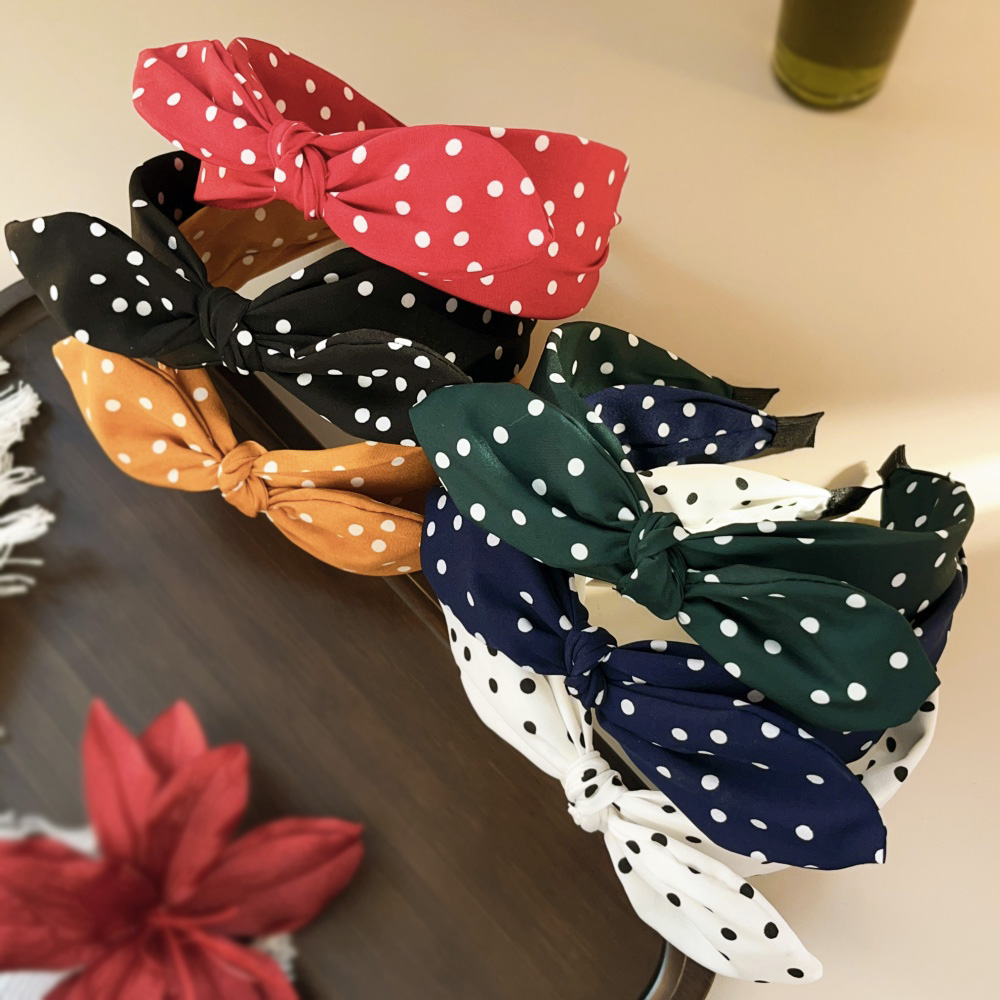 Boho Dots Wide Hair Bands for  - Vintage Fashion Wholesale ulasan dan harga