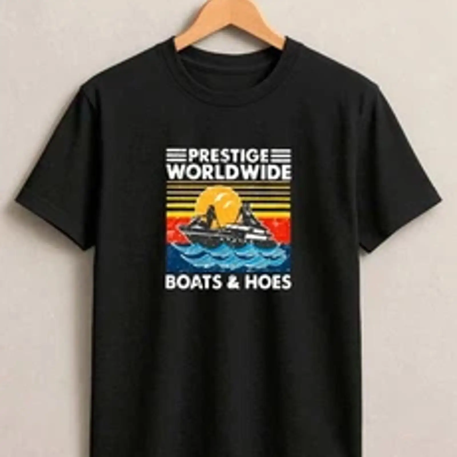 Retro Yacht Sunset T Shirt Boa - Vintage Yacht Fashion ulasan dan harga