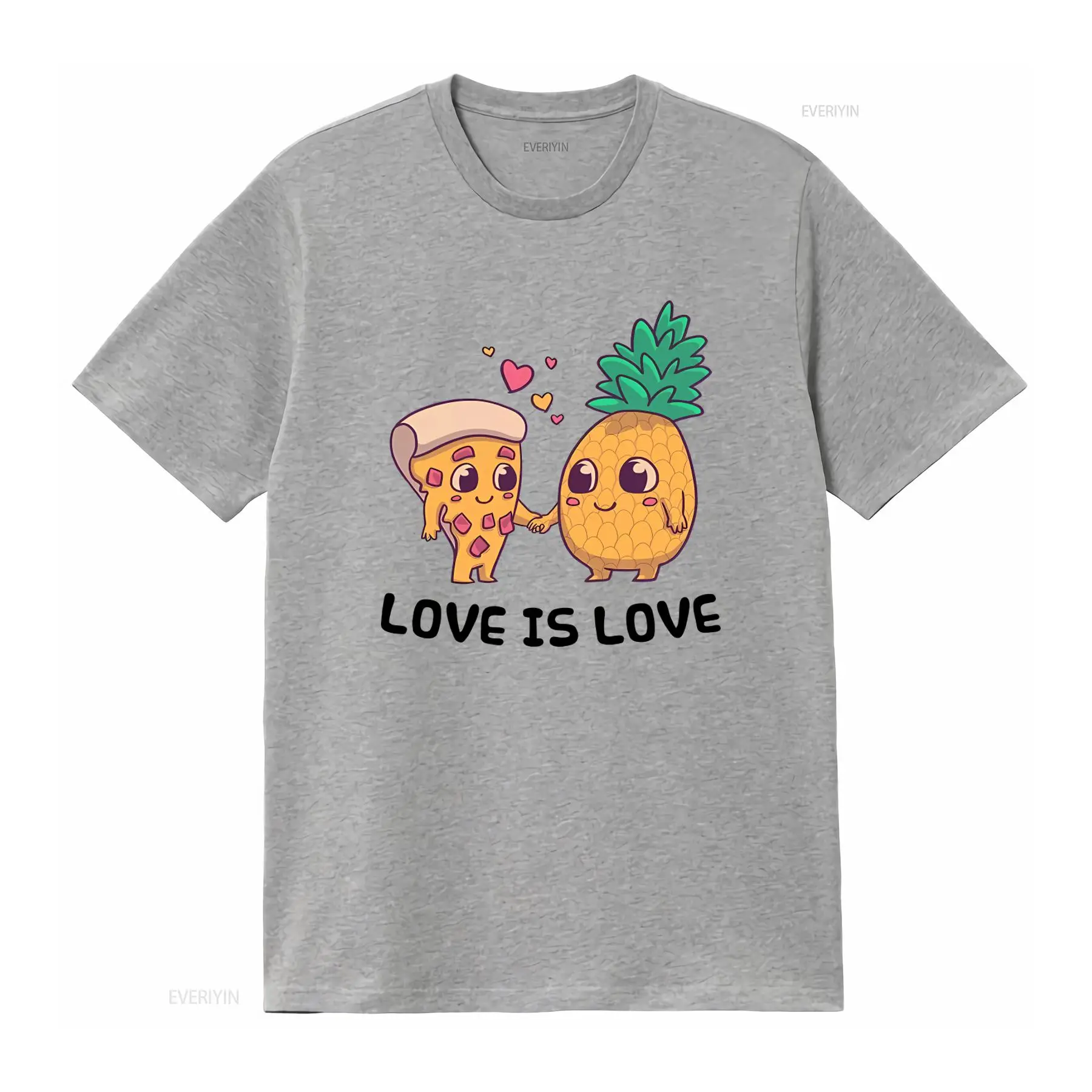 Cute Pineapple Pizza T Shirt F - Vintage Fashion Community ulasan dan harga
