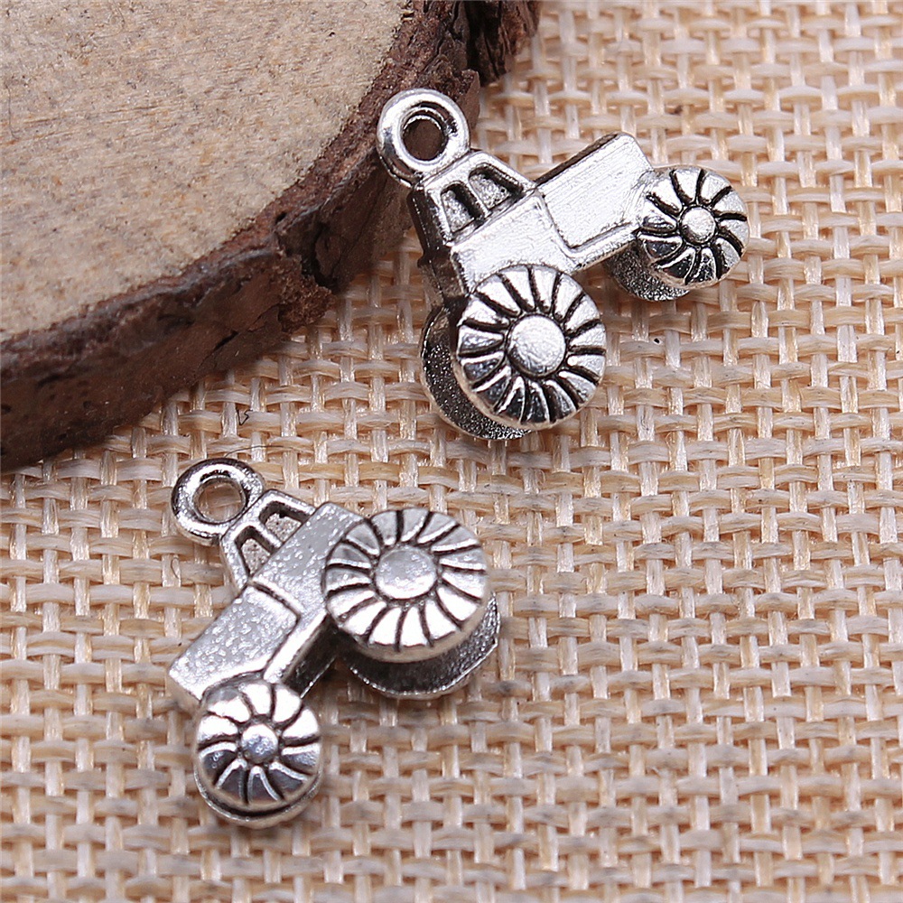 10pcs 16x15mm Antique Silver C - Vintage Fashion Wholesale ulasan dan harga