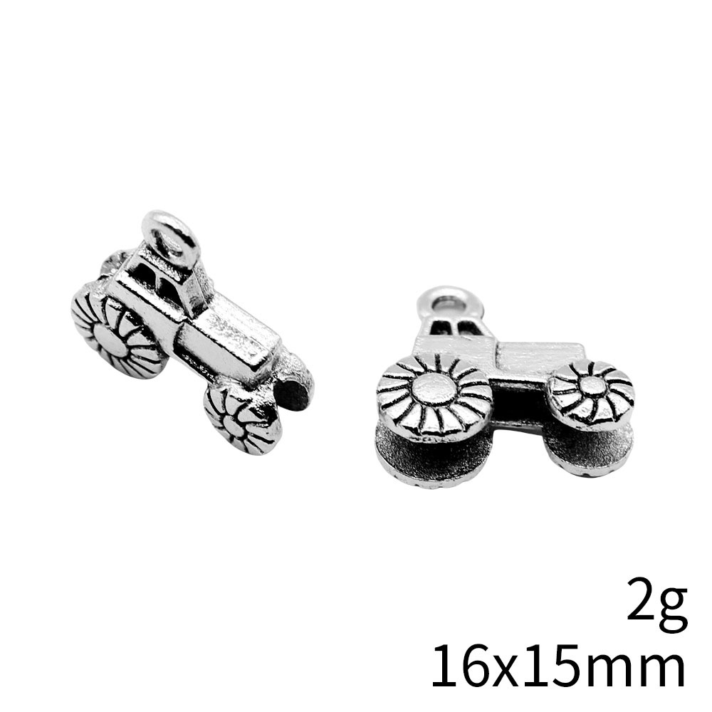 10pcs 16x15mm Antique Silver C - Vintage Fashion Wholesale ulasan dan harga