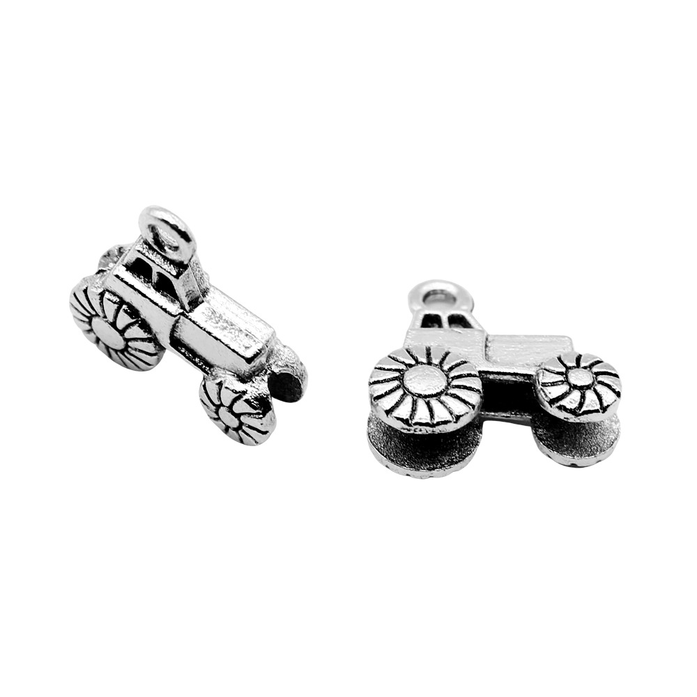 10pcs 16x15mm Antique Silver C - Vintage Fashion Wholesale ulasan dan harga