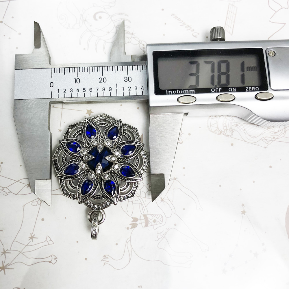 Pendant Blue Lotus Flower,Bran - Vintage Fashion Jewelry Brands ulasan dan harga