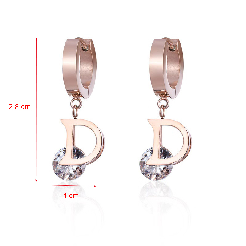 Vintage Luxury Letter D Crysta - Vintage Fashion Jewelry Brands ulasan dan harga