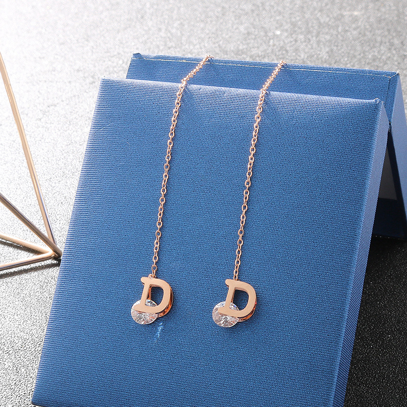 Vintage Luxury Letter D Crysta - Vintage Fashion Jewelry Brands ulasan dan harga