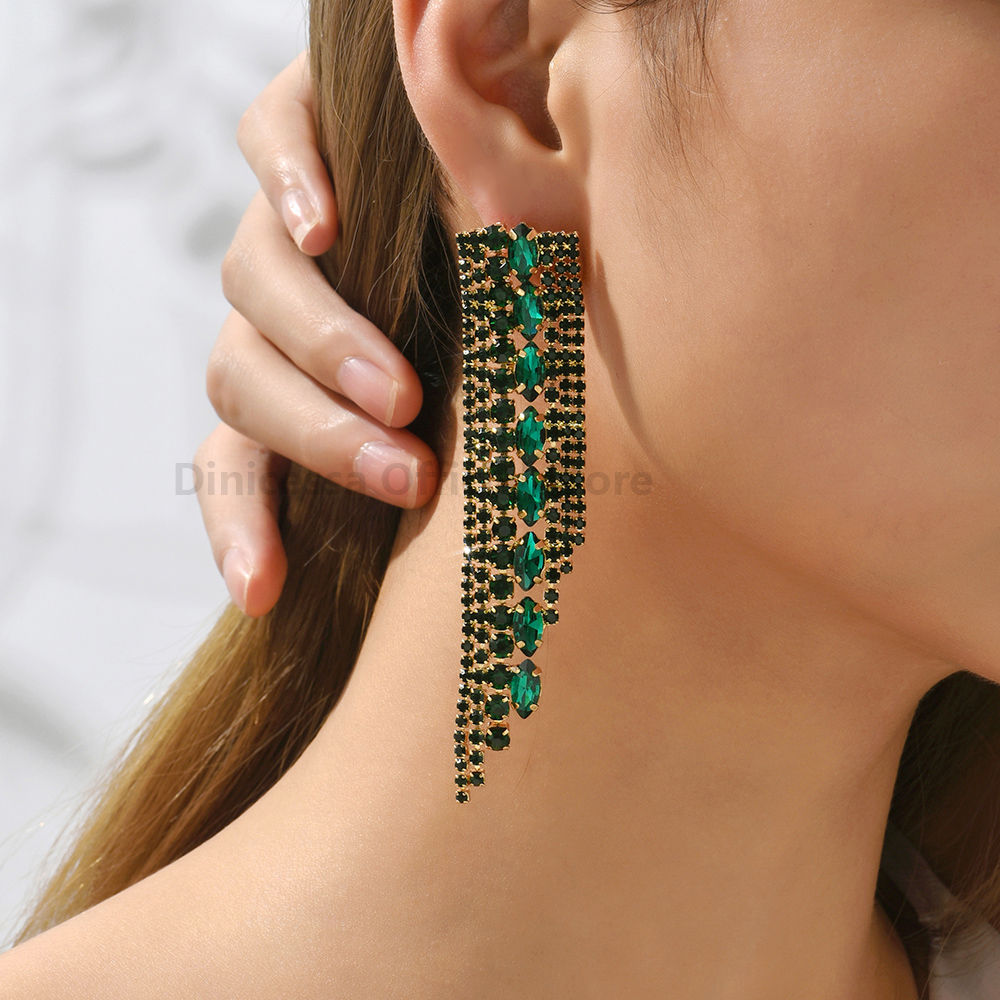 Luxury Brand Geometric Tassel  - Vintage Fashion Jewelry Brands ulasan dan harga