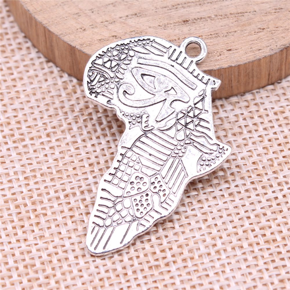 5pcs 40x28mm Antique Silver Co - Vintage Fashion Wholesale ulasan dan harga