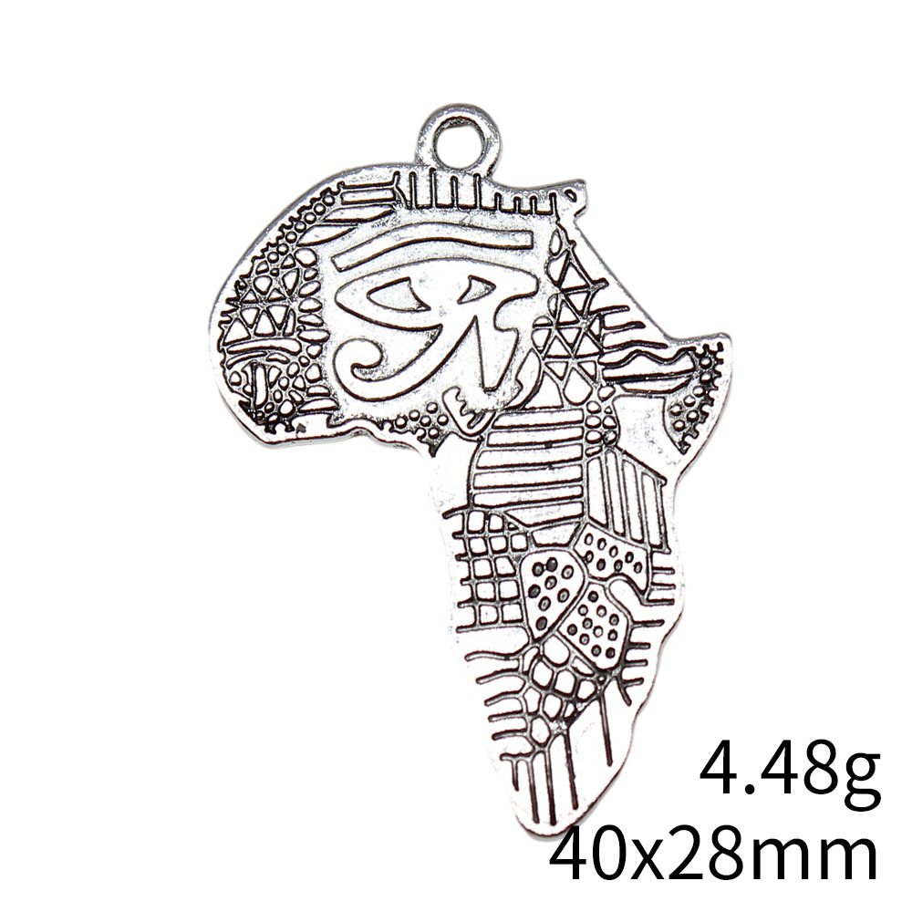 5pcs 40x28mm Antique Silver Co - Vintage Fashion Wholesale ulasan dan harga