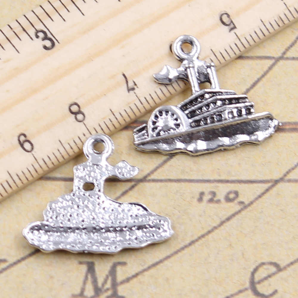 15pcs Charms Speedboat Yacht M - Vintage Yacht Fashion ulasan dan harga