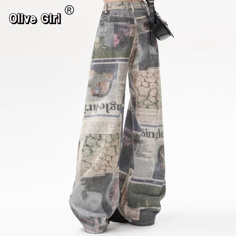 Olivegirl Women's Denim Pants  - Mom Jean High Rise ulasan dan harga