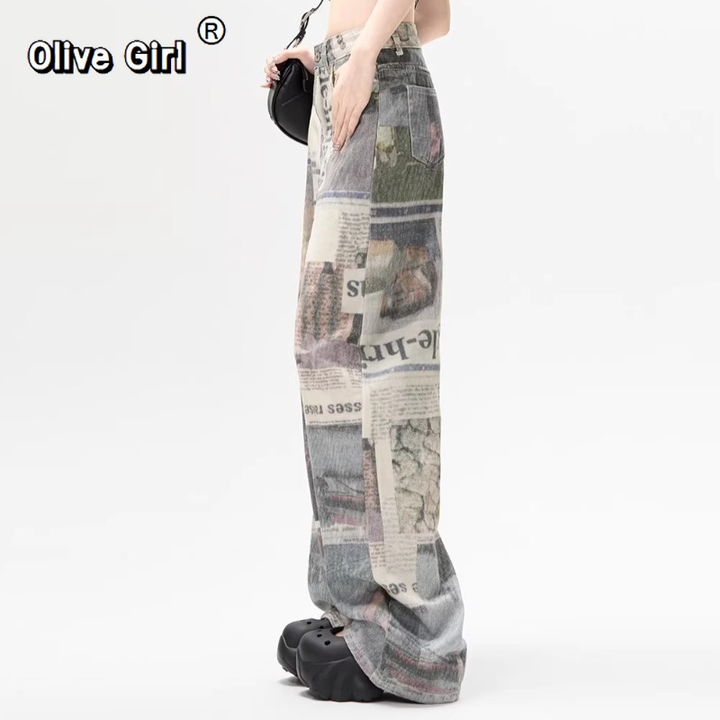 Olivegirl Women's Denim Pants  - Mom Jean High Rise ulasan dan harga
