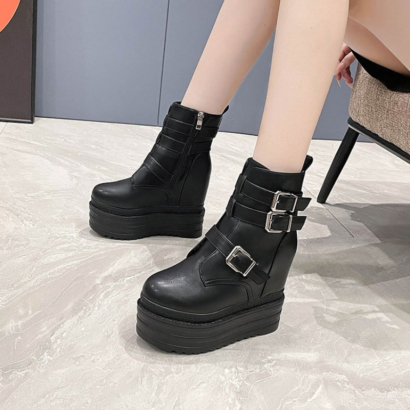 2025 New 13cm PU Women Autumn  - Vintage Fashion Rome ulasan dan harga