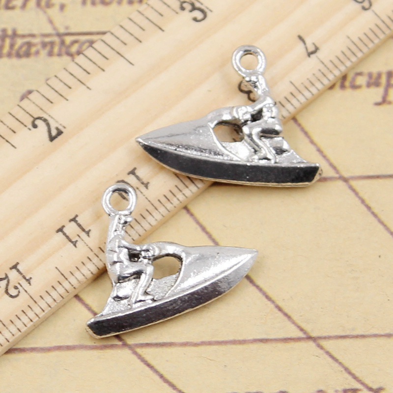 10pcs Charms Motorboat Yacht H - Vintage Yacht Fashion ulasan dan harga
